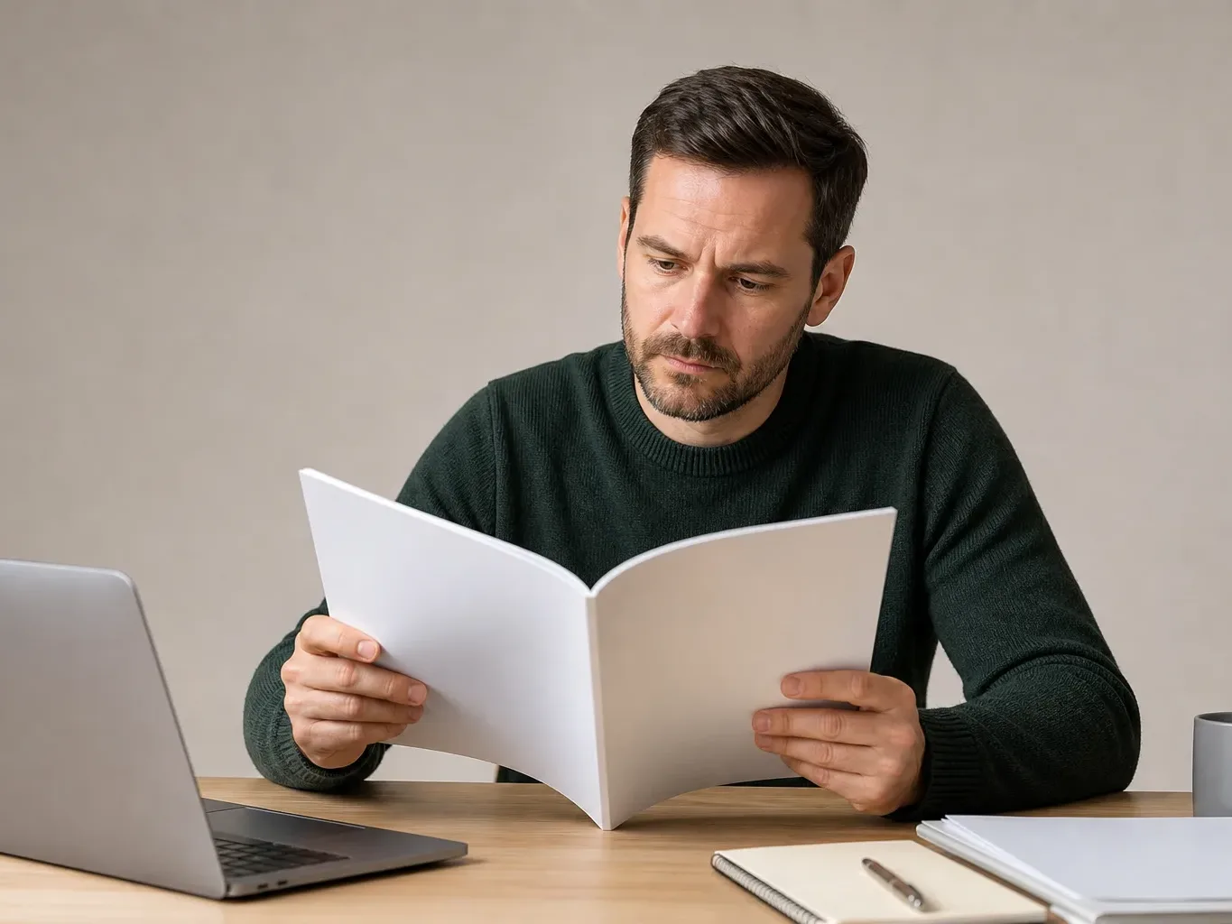 A landlord reading an ECO4 landlord eligibility section in a scheme guide